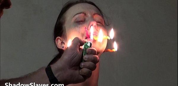  Gruesome facial bdsm of crying Emily Sharpe in bizarre hotwax punishment and ext